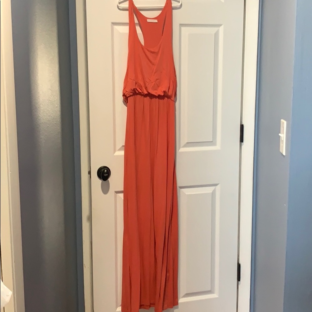 Coral Maxi Dress